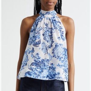 Cinq à Sept COASTAL BOUQUET RASHAN TOP Sz S